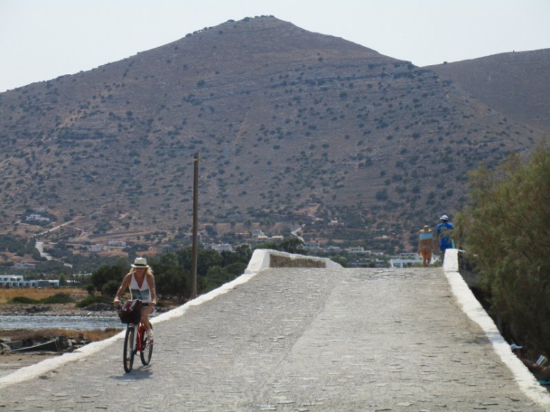IMG_1562.JPG - Walking back over the causeway back to the Hotel krini.  Elounda is ideal for people who want a seaside holiday in a place which is neither too busy nor too isolated. 