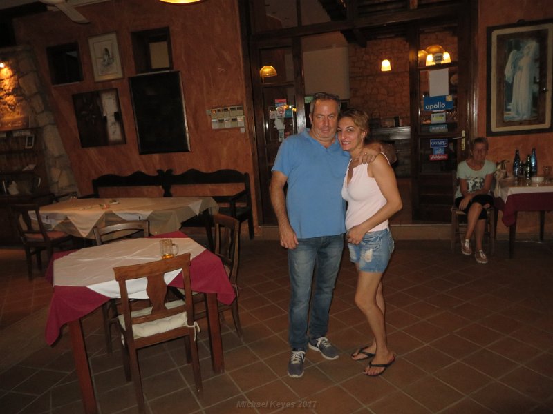 IMG_5829.JPG - Manolis and Antonia, our hosts at Thea. 