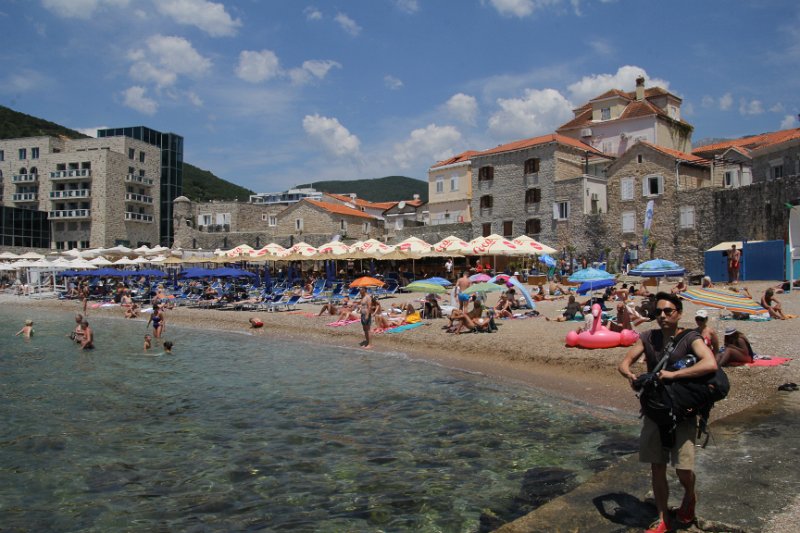 IMG_8342.JPG - Beach outside the walls of Budva