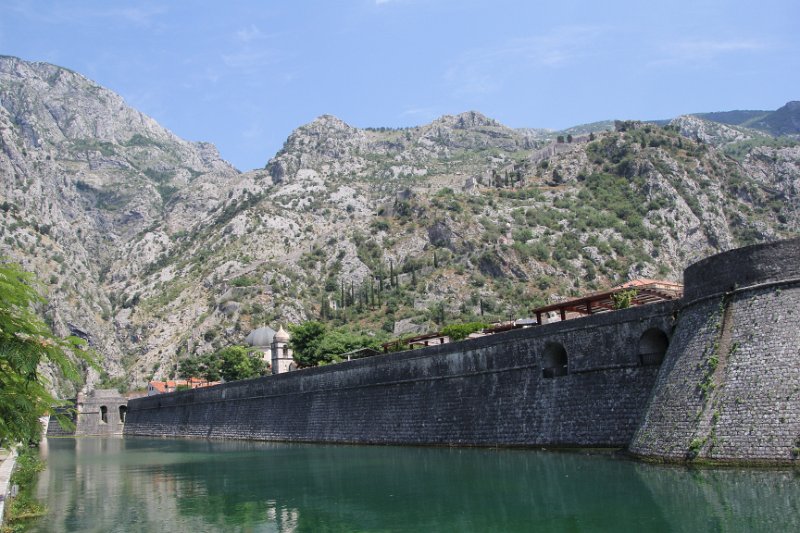 IMG_8415.JPG - Arrival in Kotor and the moat around the city walls