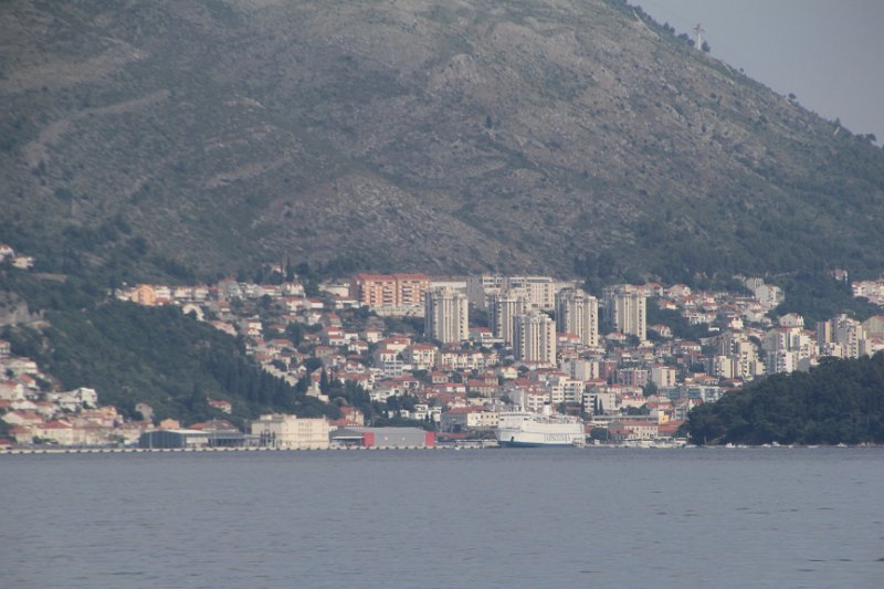 IMG_8043.JPG - The modern city of Dubrovnik and the harbor. 